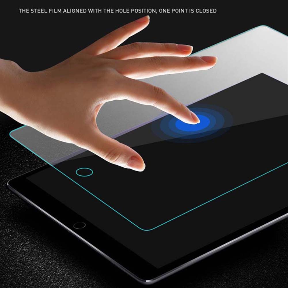 Pellicola protettiva Schermo Blueo HD per Apple iPad 10.2 (2021) / 10.2 (2020) / 10.2 (2019), Vetro Temperato, Full Glue