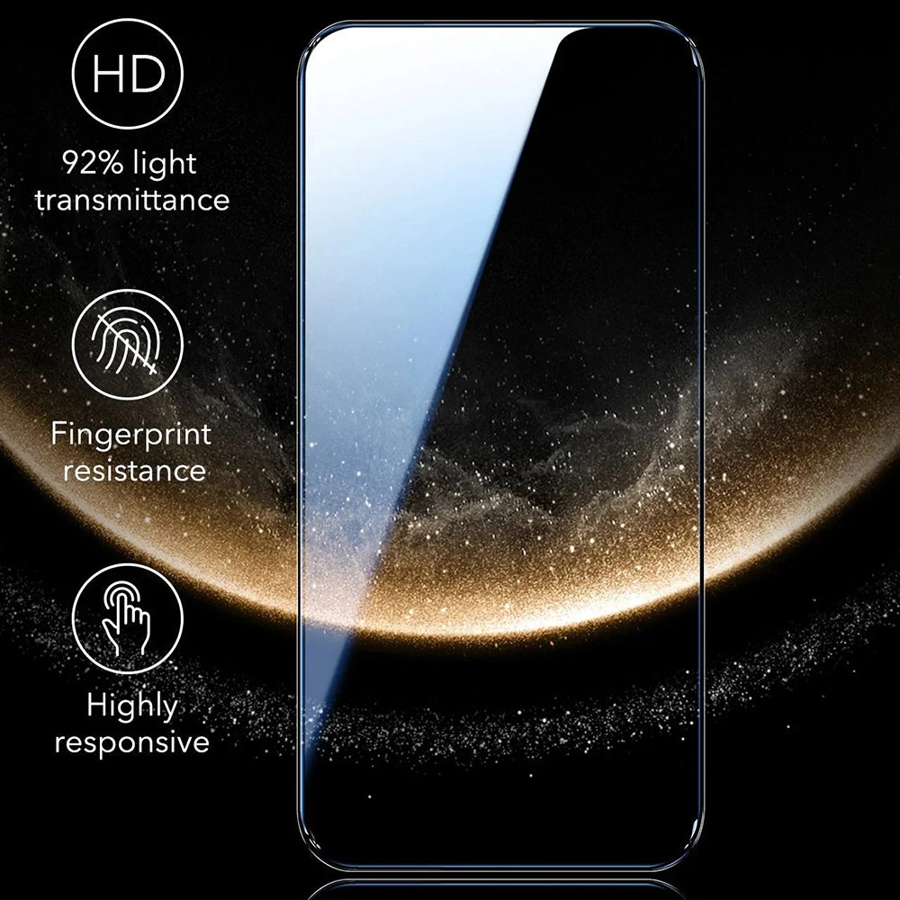 Pellicola protettiva schermo ESR Corning UltraFit per Apple iPhone 17 Pro, Vetro Temperato, Full Glue, Set 3 pezzi, Nera