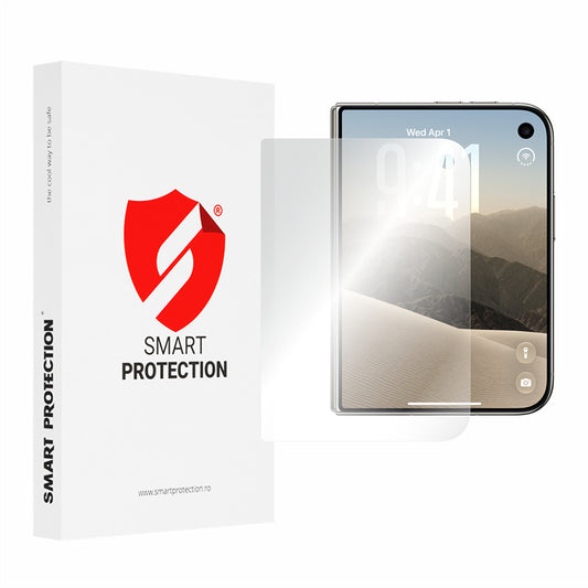 Pellicola protettiva per schermo esterno Smart Protection Premium Classic per Apple iPhone Duo, plastica, set da 2 pezzi