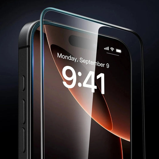 Pellicola Protettiva Schermo ESR Armorite UltraFit per Apple iPhone 17 Pro, Vetro Temperato, Full Glue, Set 3 pezzi