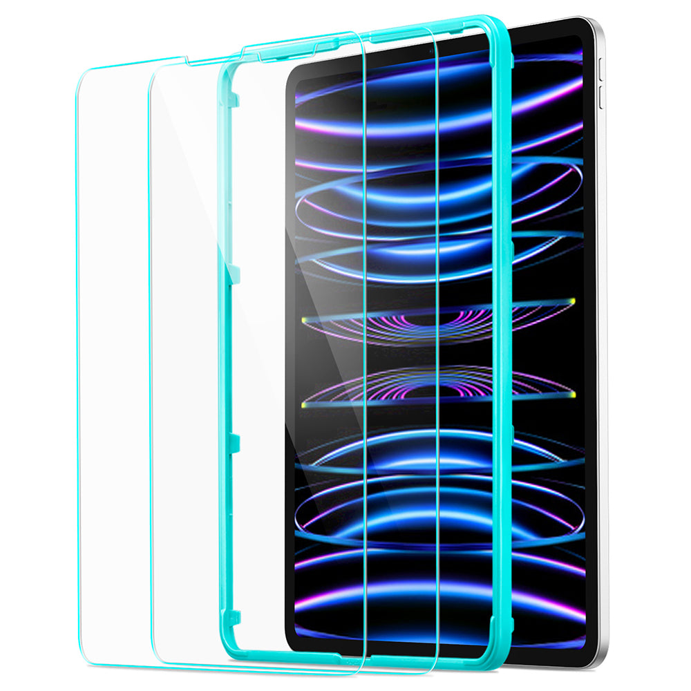 Pellicola protettiva ESR per schermo per Apple iPad Air (2022) / Pro 11 (2021) / Air (2020), Vetro Temperato, Full Glue, Set 2 pezzi