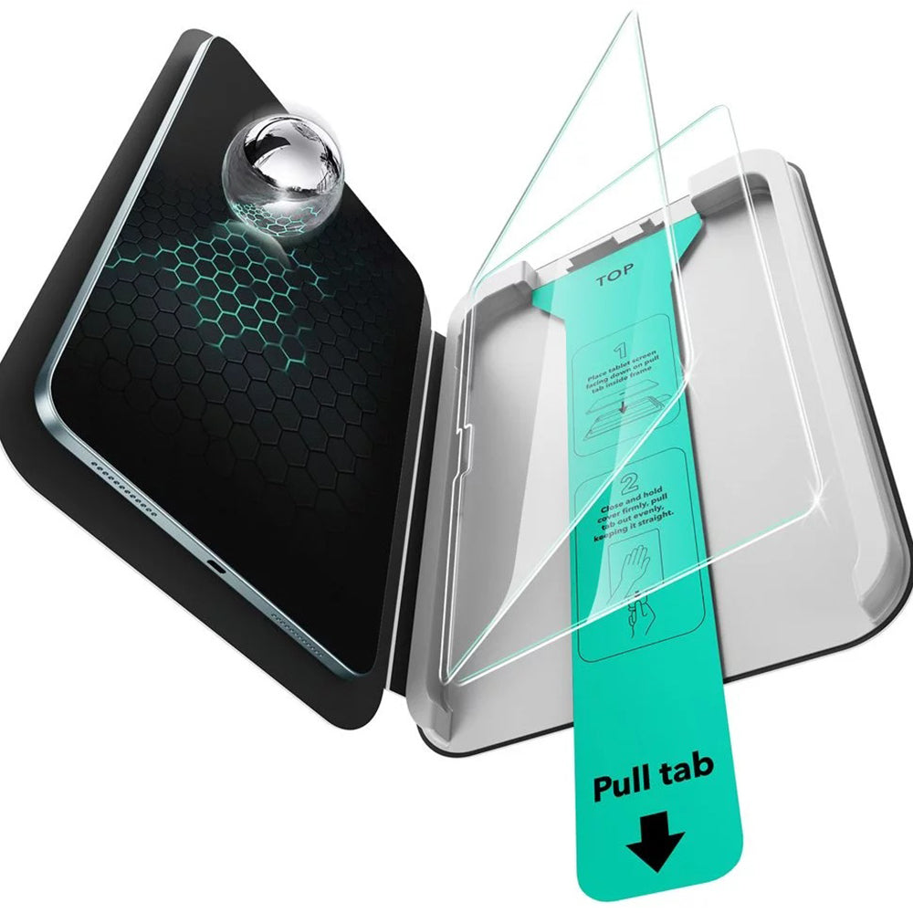 Pellicola protettiva per schermo ESR UltraFit per Apple iPad Air 13 (2026) / Pro 13 (2025), Vetro temperato, Full Glue, Set da 2 pezzi