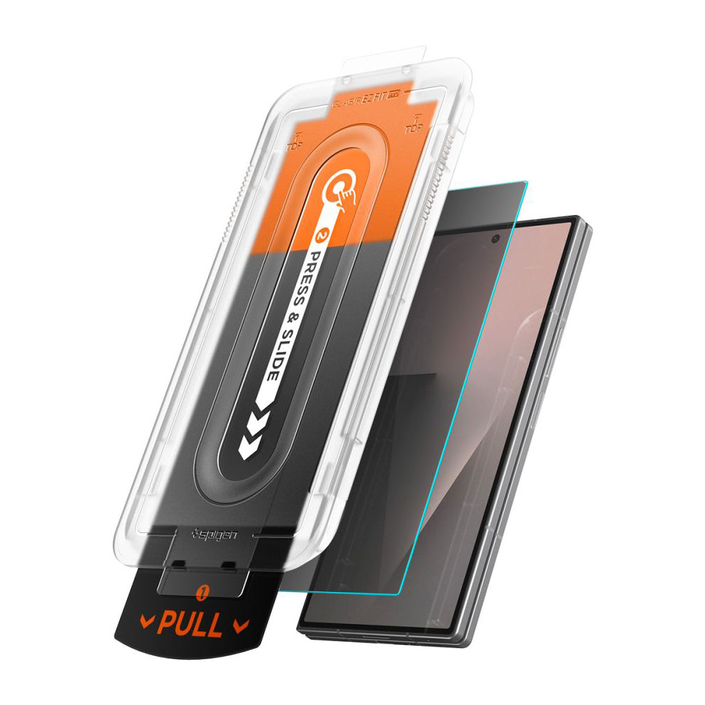 Pellicola protettiva per schermo esterno Privacy Spigen GlastR EZ FIT Pro HD per Samsung Galaxy Z Fold8 Ultra F976, Vetro temperato, Set da 2 pezzi