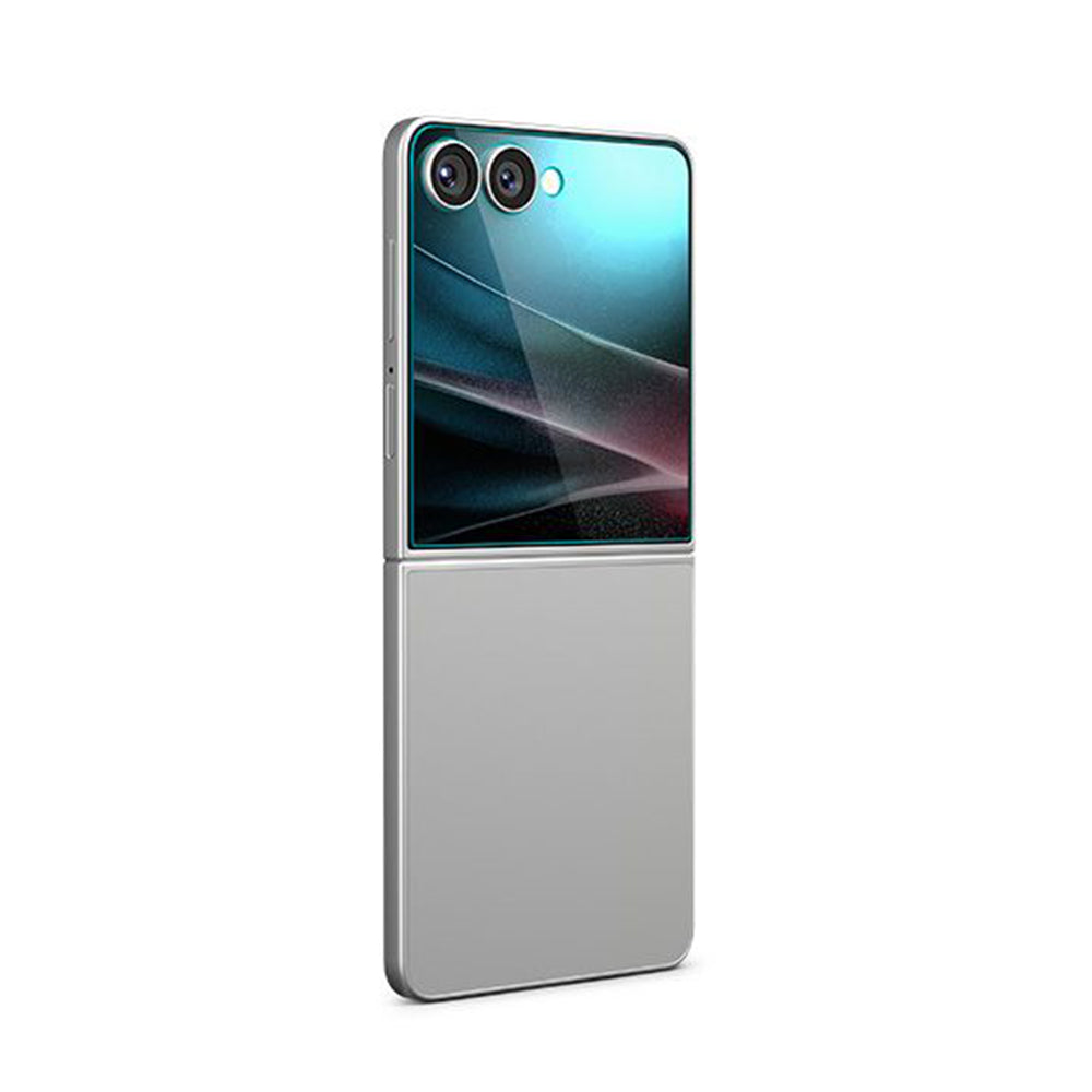 Pellicola Protettiva Esterna Schermo Spigen GlastR EZ FIT per Samsung Galaxy Z Flip7 F766, Vetro Temperato, Full Glue