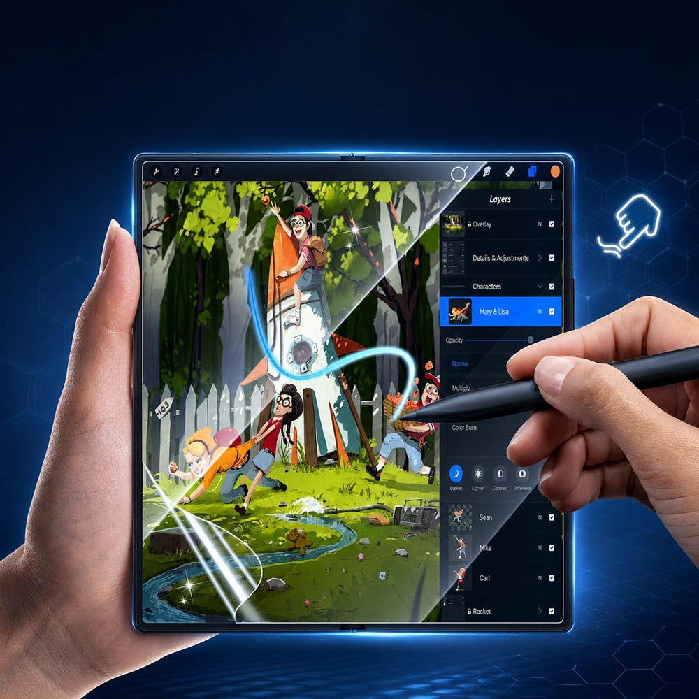 Pellicola protettiva per schermo interno Blueo HD per Samsung Galaxy Z Fold8 Ultra F976 / Z Fold7 F966, plastica