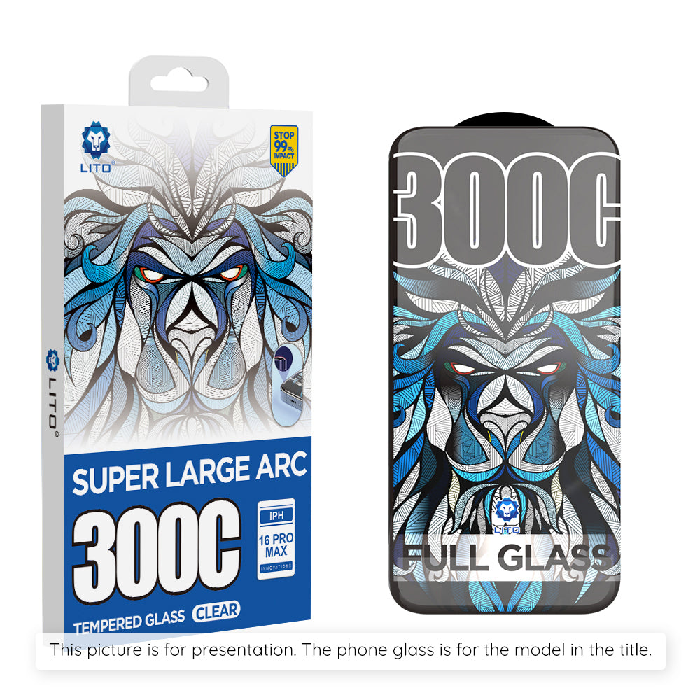 Pellicola Protettiva Schermo Lito D+ Max 300C per Apple iPhone 17 Air, Vetro Temperato, Full Glue