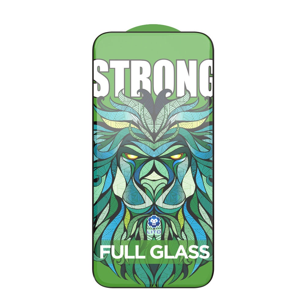 Pellicola Protettiva Schermo Lito D+ Max Strong per Apple iPhone 17 Pro, Vetro Temperato, Full Glue, Nera