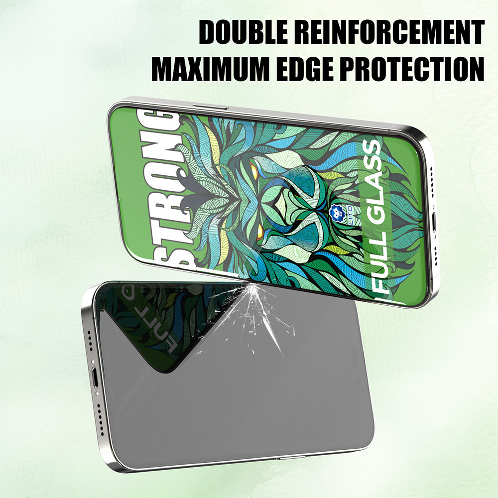 Pellicola Protettiva Schermo Lito D+ Max Strong per Apple iPhone 17 Pro, Vetro Temperato, Full Glue, Nera