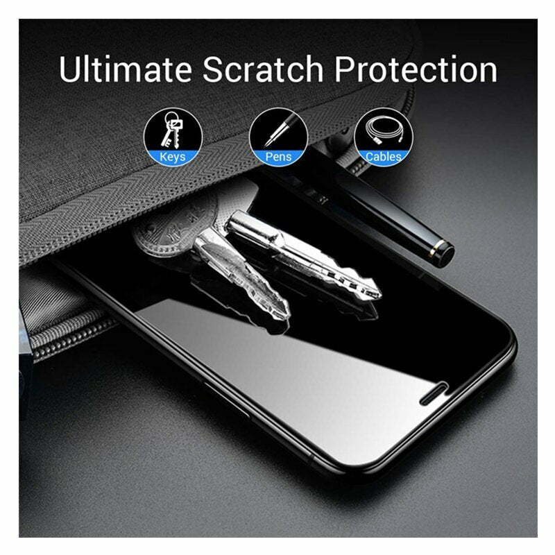 Pellicola protettiva per schermo Lito HD Pro Clear per Samsung Galaxy A05 A055, Vetro temperato, Colla completa, Nera
