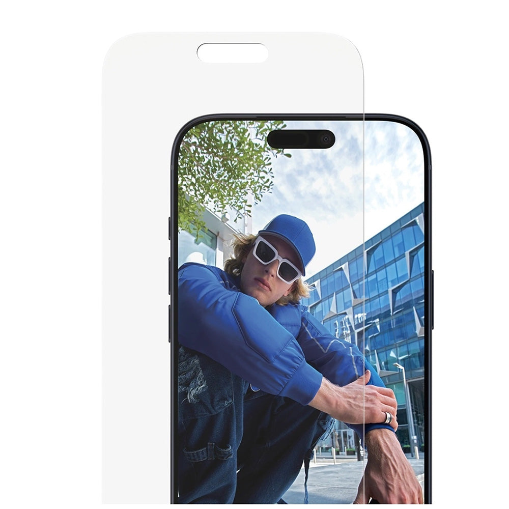Pellicola Protettiva Schermo PanzerGlass Classic Fit EasyAligner per Apple iPhone 17 Pro Max, Vetro Temperato, Full Glue