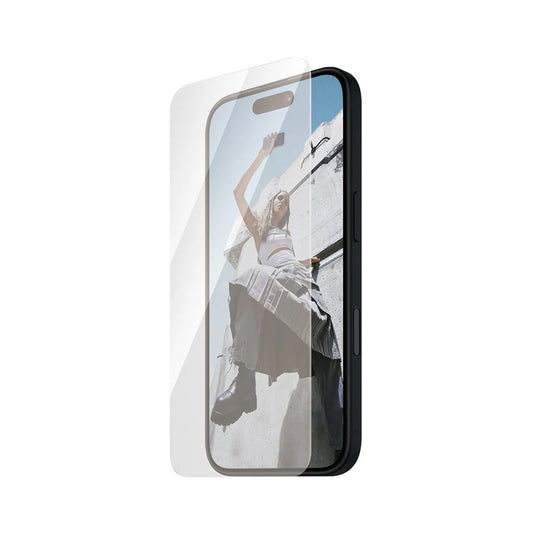 Pellicola Protettiva Schermo PanzerGlass Safe. Ultra-Wide Fit per Apple iPhone 16 / 15, Vetro Temperato, Full Glue