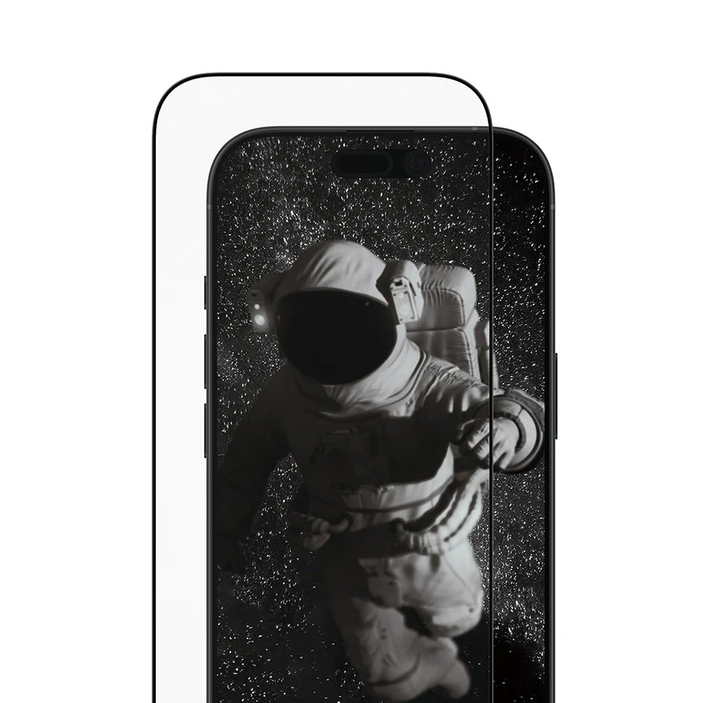 Pellicola Protettiva Schermo PanzerGlass Ultra-Wide Ceramic II EasyAligner per Apple iPhone 17 / 16 Pro, Vetro Temperato, Full Glue, Nera