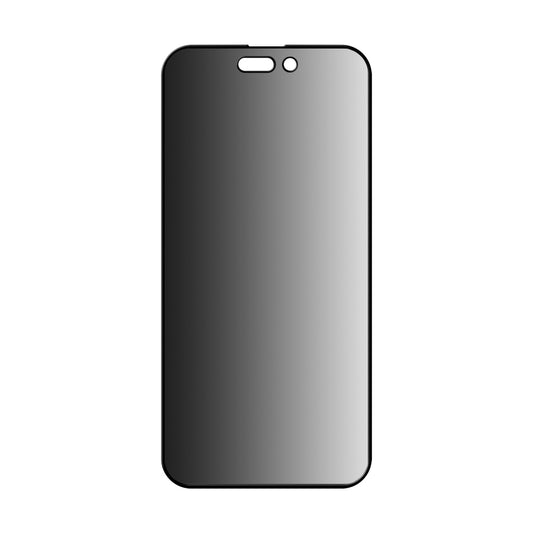 Pellicola protettiva per schermo Privacy Anank 1X Rinforzata 360 per Apple iPhone 16, Vetro Temperato, Colla Completa, 2.5D