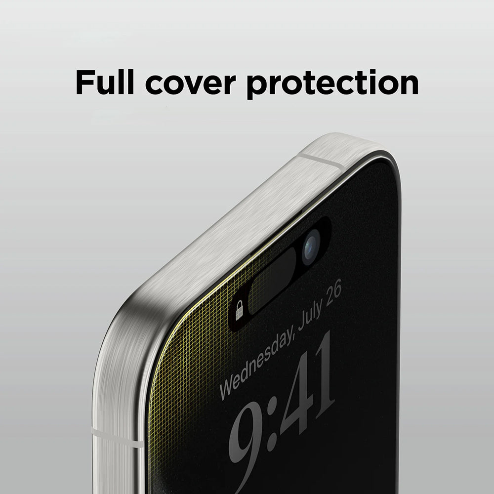 Pellicola Protettiva Schermo Privacy Anank 5X Rinforzata 180 per Apple iPhone 17 Pro, Vetro Temperato, Full Glue, 2.5D