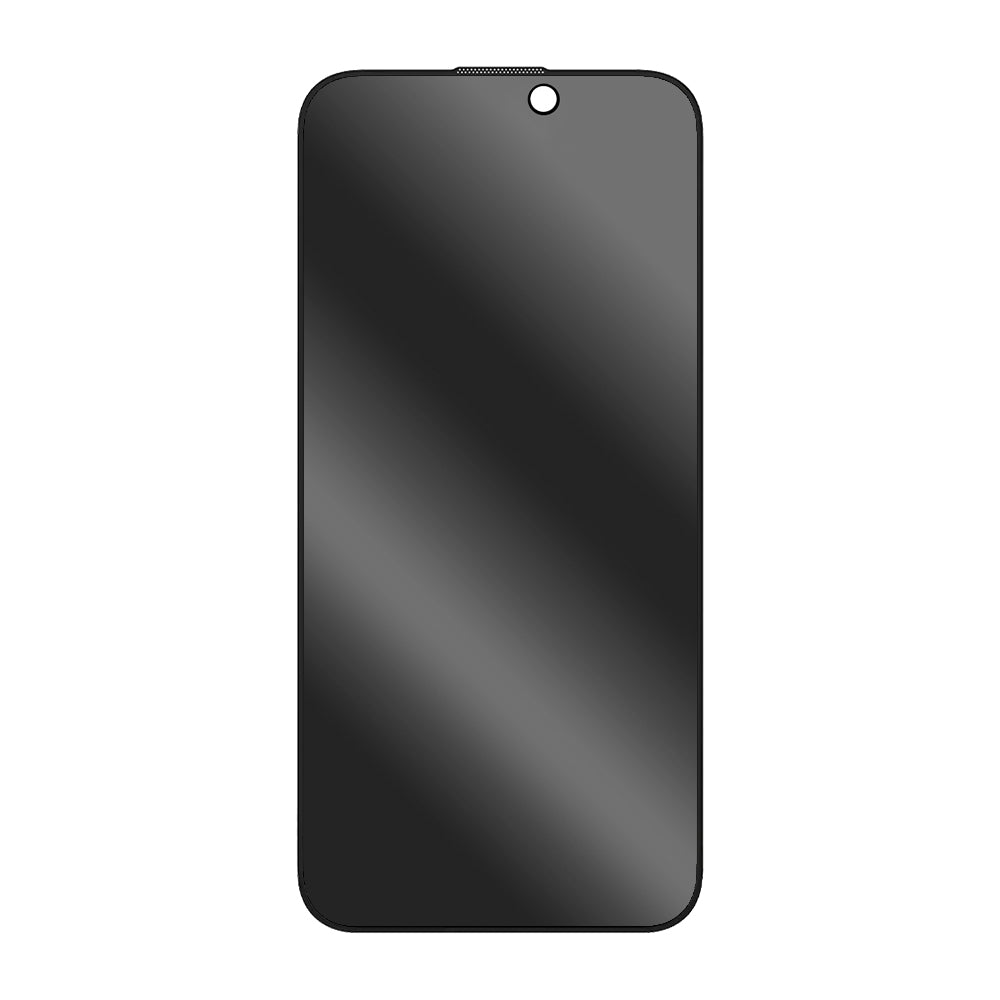 Pellicola protettiva per schermo Privacy Blueo Anti-Peep per Apple iPhone 16 / 15, Vetro temperato, Full Glue