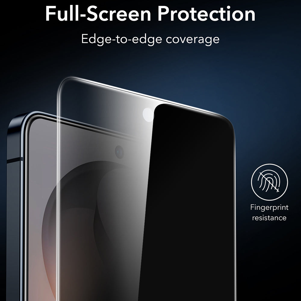 Pellicola Protettiva Schermo Privacy ESR Armorite per Samsung Galaxy S26 Ultra S948, Vetro Temperato, Full Glue