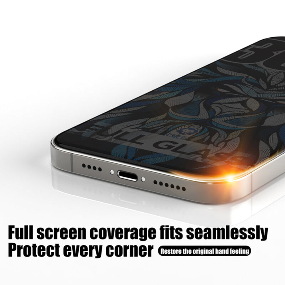 Pellicola Protettiva Schermo Privacy Lito D+ Max 300C per Apple iPhone 17 Pro Max, Vetro Temperato, Full Glue