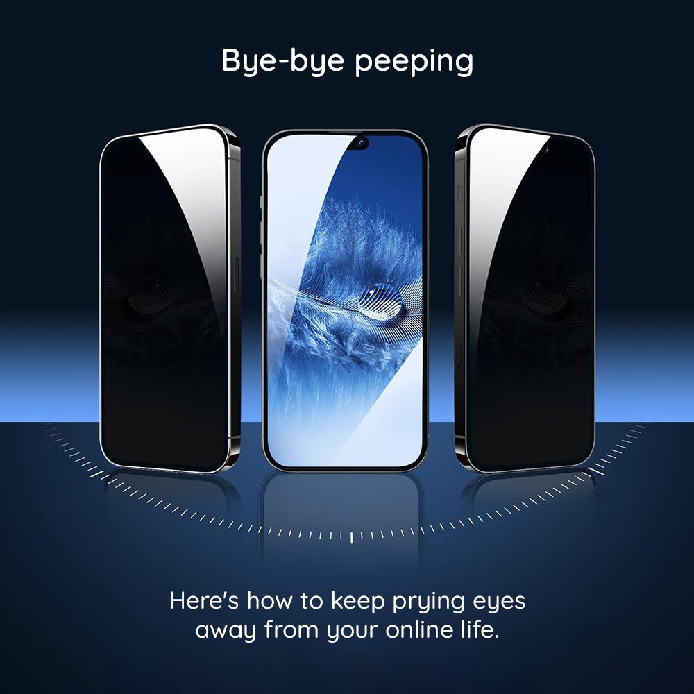 Pellicola protettiva per schermo Privacy Lito HD Pro per Apple iPhone 15 Plus, Vetro temperato, Full Glue