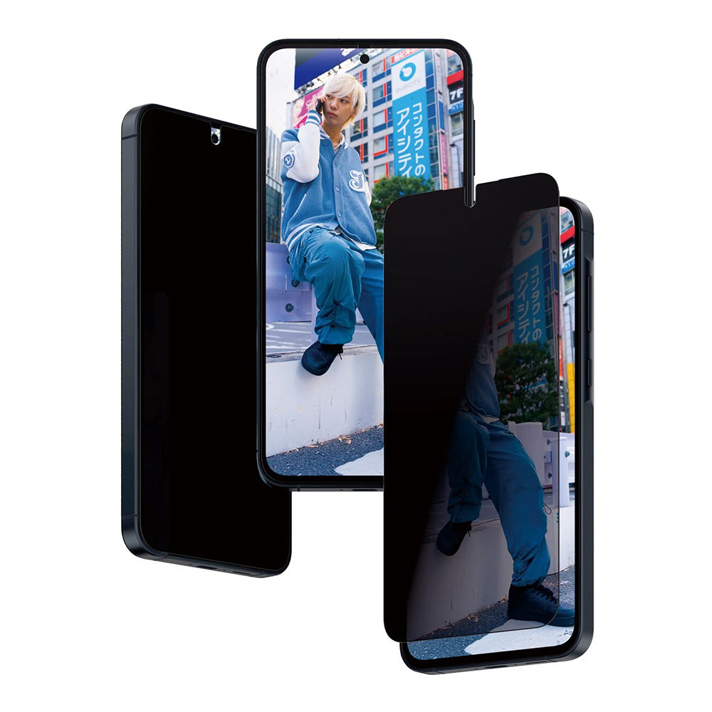 PanzerGlass Ultra-Wide Fit Privacy Screen Protector for Samsung Galaxy A55 5G A556, Tempered Glass, Full Glue