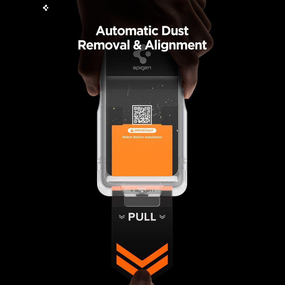 Pellicola Protettiva Schermo Privacy Spigen GlastR EZ FIT Pro HD per Samsung Galaxy S26 Plus S947, Vetro Temperato, Full Glue, Set 2 pezzi AGL11085