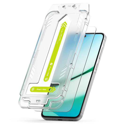 Pellicola protettiva per schermo Ringke Easy Slide per Samsung Galaxy A36 A366, vetro temperato, Full Glue, set da 2 pezzi