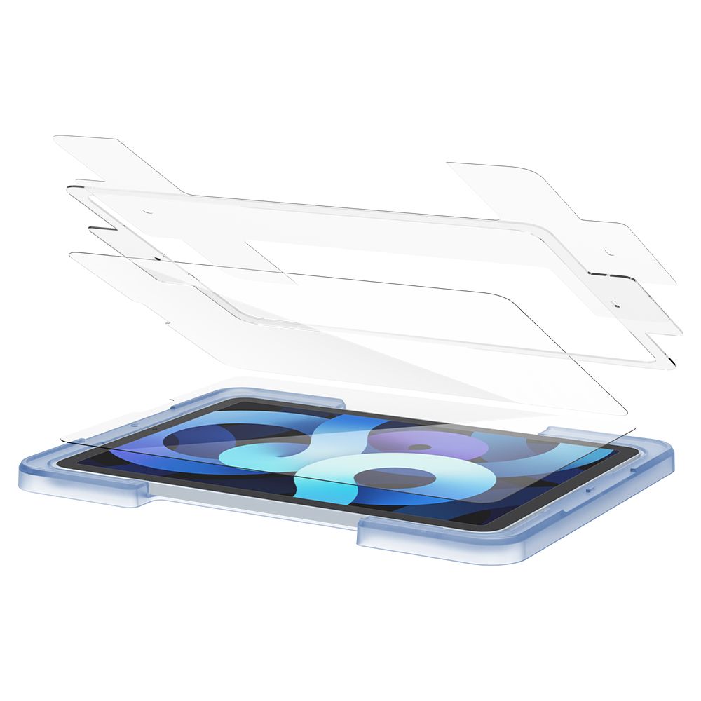Pellicola Protettiva Schermo Spigen GlastR EZ FIT per Apple iPad Air (2022) / Pro 11 (2021) / Air (2020), Vetro Temperato, Full Glue AGL02065