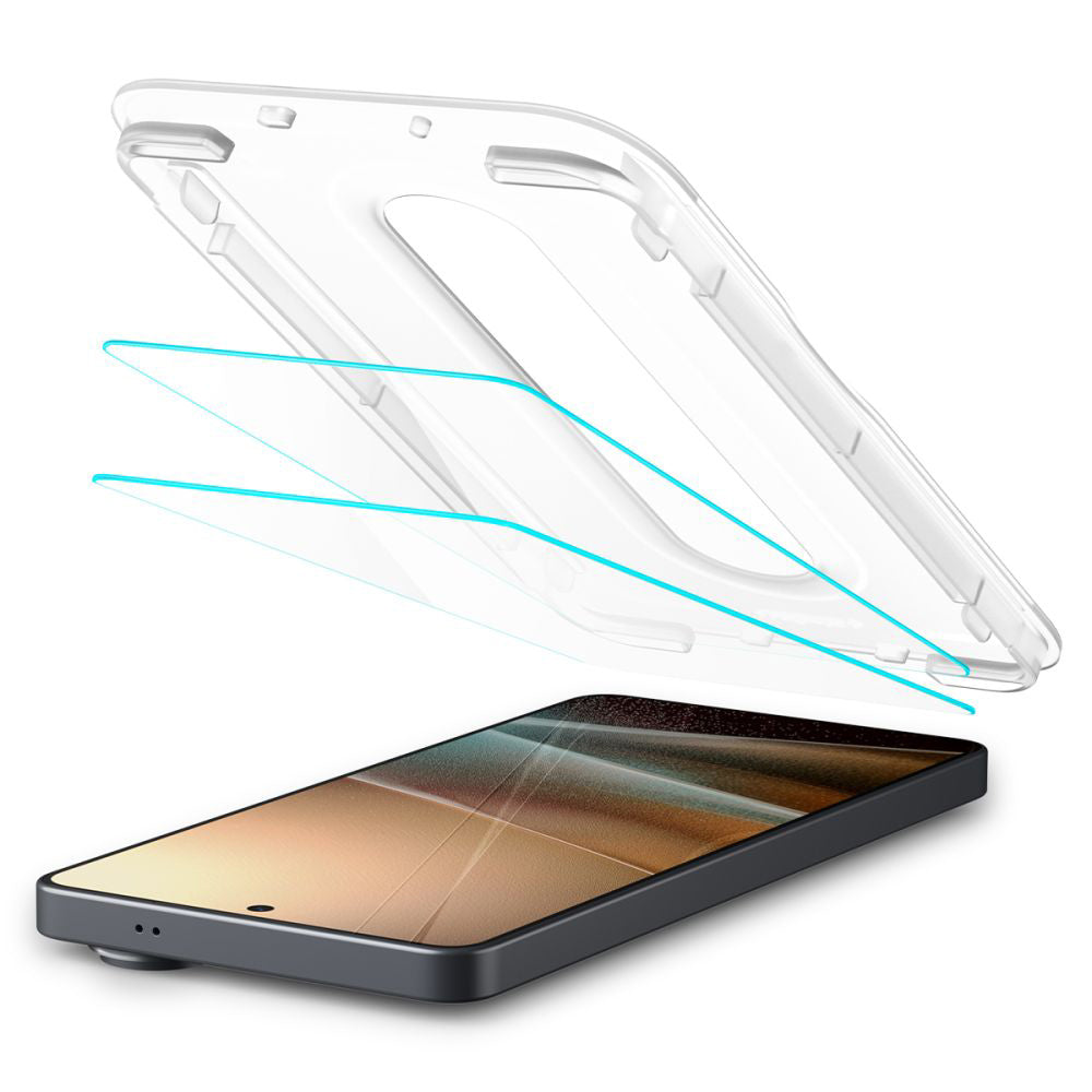 Pellicola protettiva Schermo Spigen GlastR EZ FIT Pro HD Anti-Riflesso per Samsung Galaxy S26 Ultra S948, Vetro Temperato, Full Glue, Set 2 pezzi