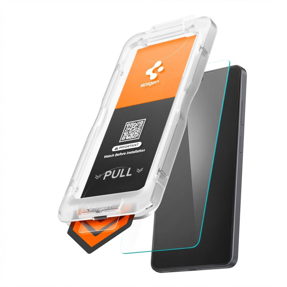 Pellicola Protettiva Schermo Spigen GlastR EZ FIT Pro HD per Samsung Galaxy S26 Ultra S948, Vetro Temperato, Full Glue AGL11074