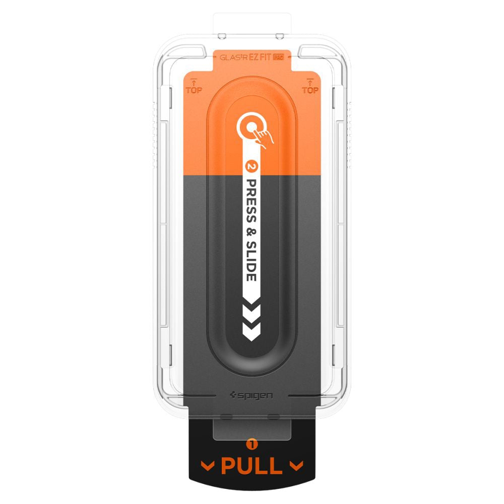Pellicola protettiva Schermo Spigen GlastR EZ FIT Pro per Samsung Galaxy S25 Edge S937, Vetro Temperato, Full Glue