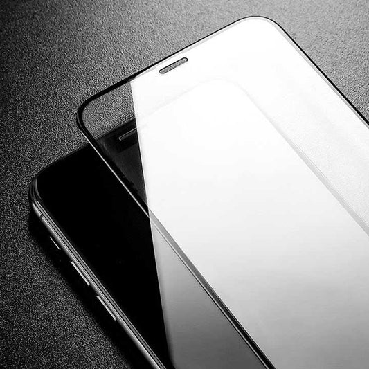 Techsuit Screen Protector Film for Oppo Reno16 F / Reno16 FS, Tempered Glass, Full Glue, Black