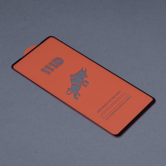 Pellicola protettiva per schermo Techsuit per Realme 8 Pro / 8, Vetro temperato, Full Glue, 111D, Nero