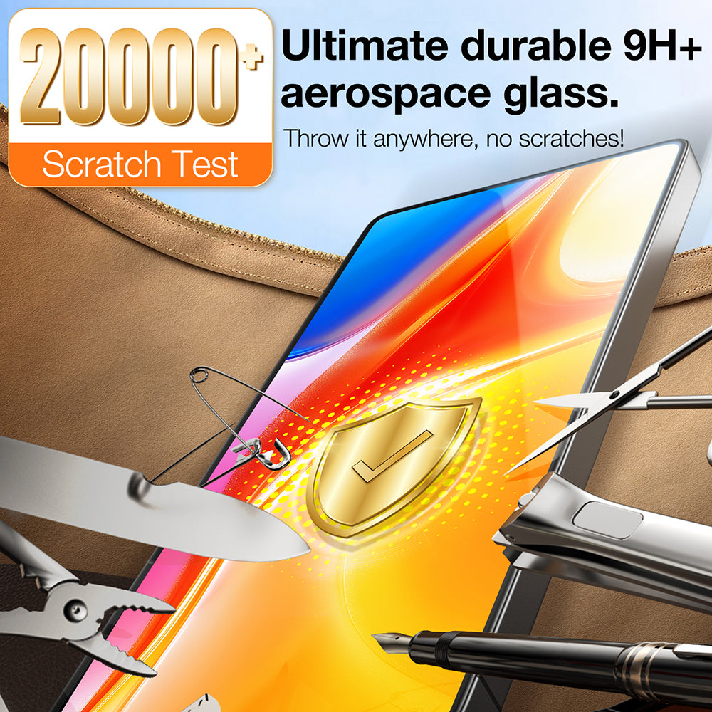 Pellicola protettiva per schermo Torras GlassGo Install Master per Samsung Galaxy S25 Ultra S938, Vetro temperato, Full Glue