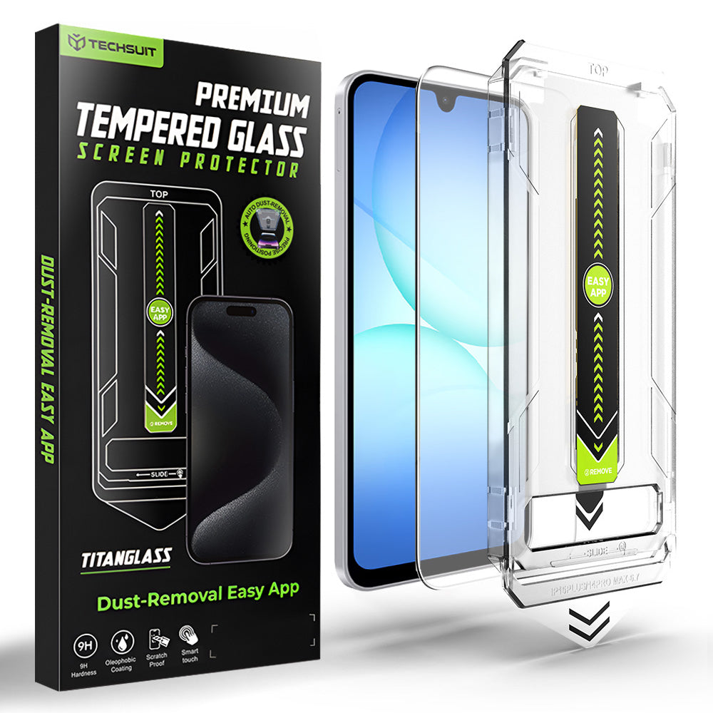 Pellicola protettiva per schermo Techsuit TitanGlass CrystalHD per Samsung Galaxy A17 5G / A16 5G A166 / A16 4G A165, Vetro Temperato