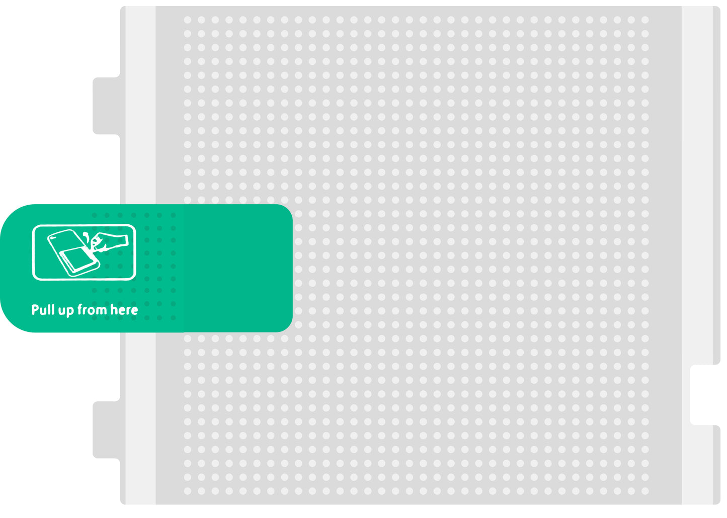 Nokia G42 Pellicola per la rimozione della batteria, Service Pack A020074040H001