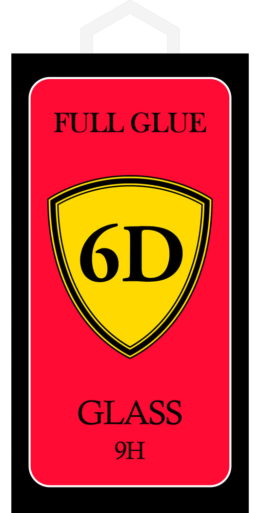 Protezione dello schermo OEM per Samsung Galaxy A53 5G A536, vetro temperato, colla completa, 6D, nero