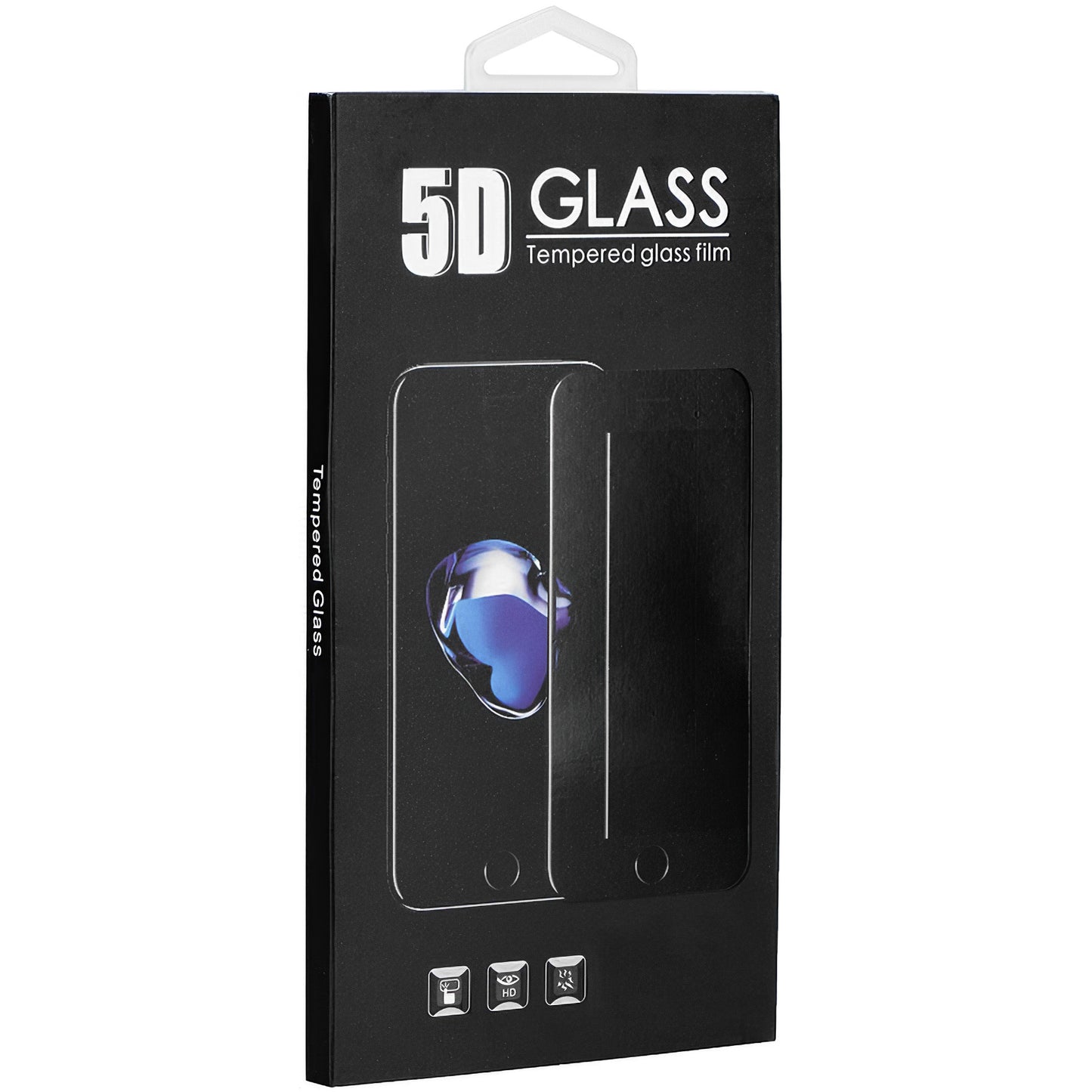 Pellicola protettiva schermo OEM per Samsung Galaxy A51 A515, Vetro Temperato, Full Glue, 5D, Nera