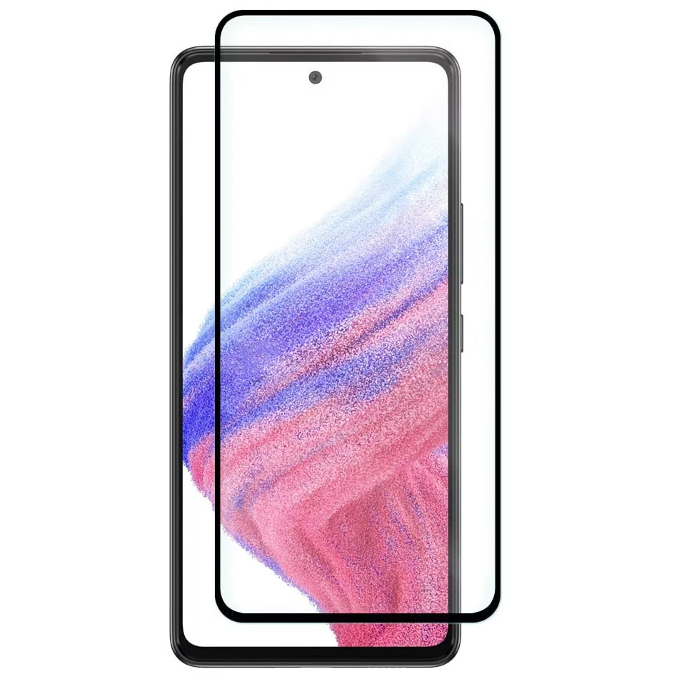 Pellicola Protettiva Schermo OEM per Samsung Galaxy A53 5G A536, Vetro Temperato, Full Glue, 6D, Nera