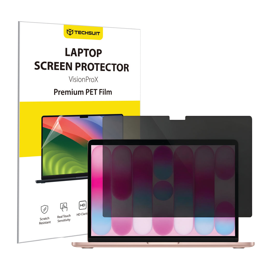 Pellicola Protettiva Privacy Techsuit VisionProX per Apple MacBook Neo 13 pollici, Plastica