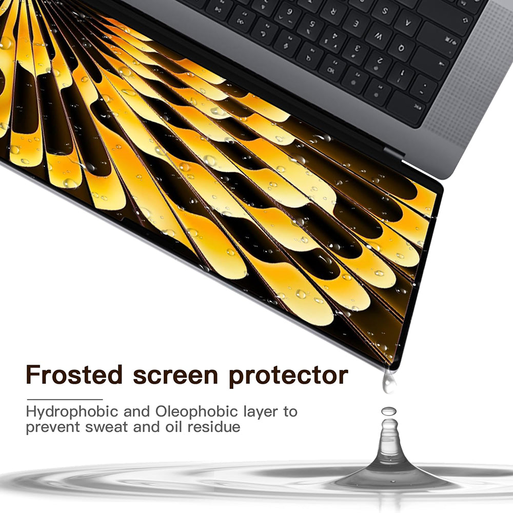 Pellicola Protettiva Schermo Opaca Anti Luce Blu Techsuit VisionProX per Apple MacBook Air M3 15 pollici (2024) / Air M2 15 pollici (2023), Plastica