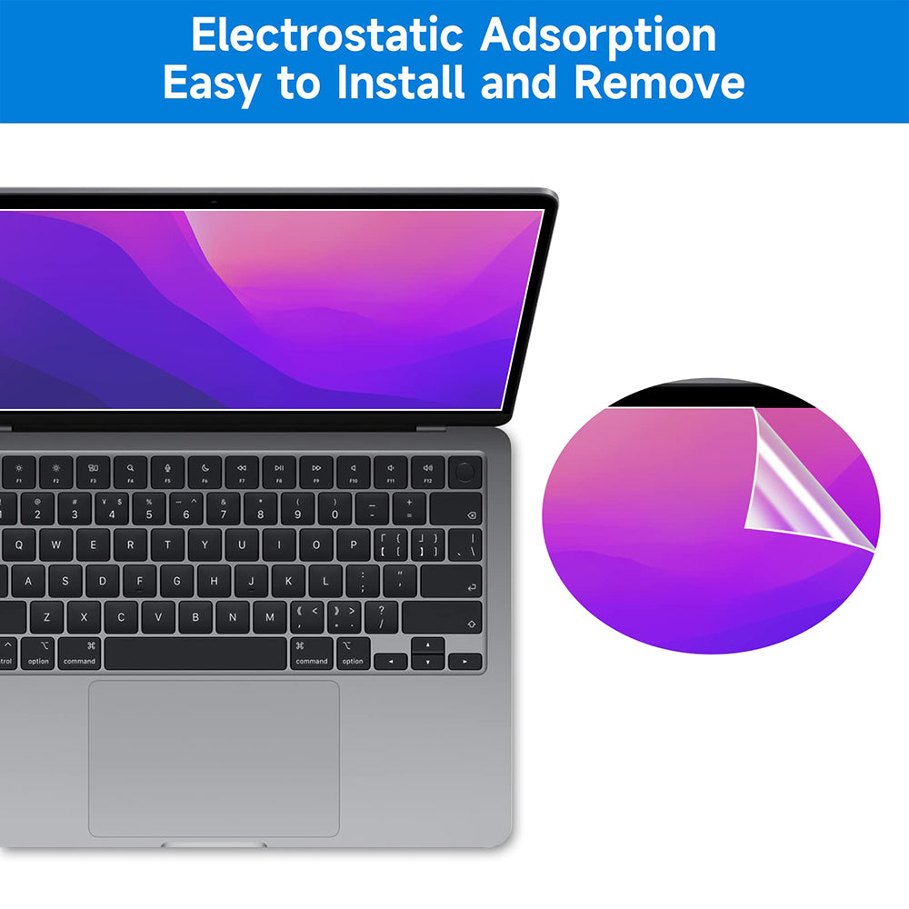 Pellicola Protettiva Schermo Opaca Anti Luce Blu Techsuit VisionProX per Apple MacBook Pro 13 pollici (2022) / (2020) / (2019) / (2018) / (2016), Plastica