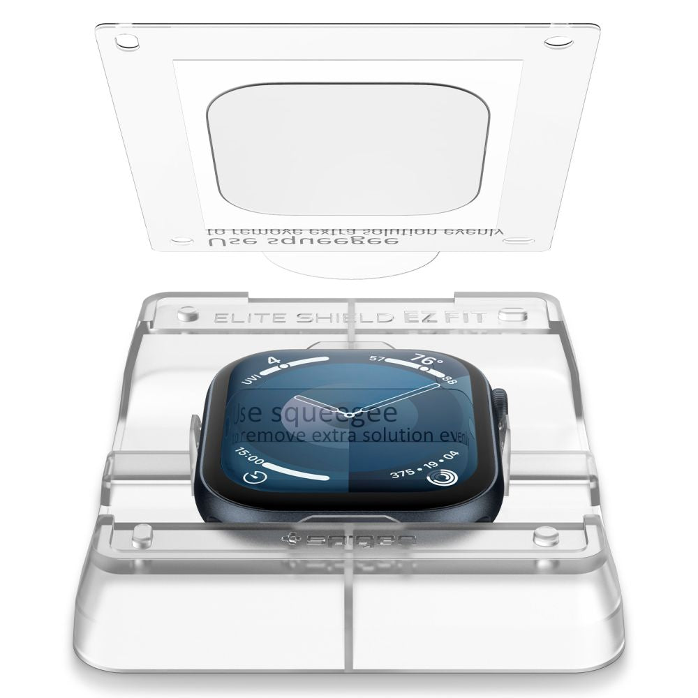 Spigen Elite Shield EZ FIT per Apple Watch serie 46mm, Set 2 pezzi, plastica AFL08579