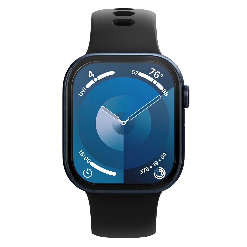 Spigen Elite Shield EZ FIT per Apple Watch serie 46mm, Set 2 pezzi, plastica AFL08579