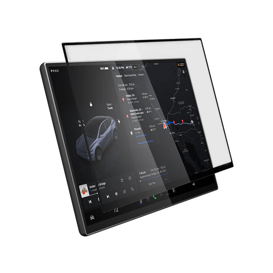 Pellicola Protettiva Spigen GlastR EZ FIT per Navigazione Tesla Y 2026 Premium / Performance, Vetro Temperato AGL10820