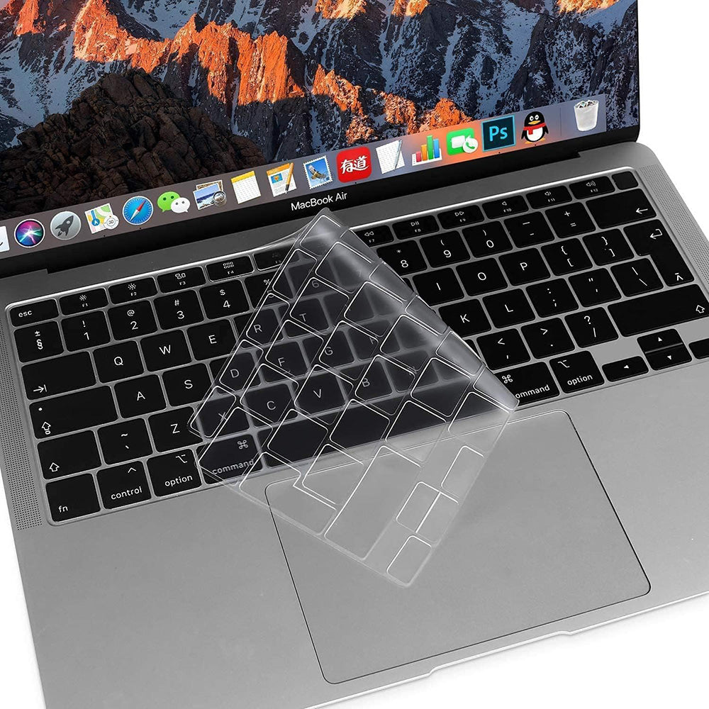 Custodia Protettiva per Tastiera Techsuit PureTypeX per Apple MacBook Air 13 (2020), Trasparente
