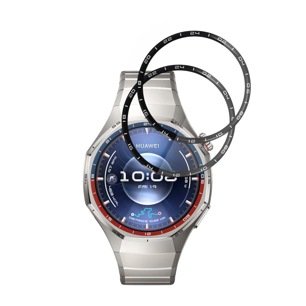 Pellicola Protettiva Techsuit Nano Flex per Huawei Watch GT 6 Pro, Set 2 pezzi, Plastica, Nera