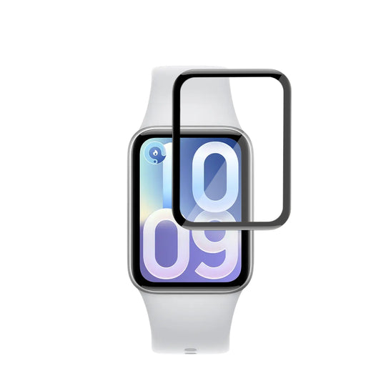 Pellicola Protettiva Techsuit Nano Flex per Xiaomi Smart Band 10 Pro, Set 2 pezzi, Plastica, Nera