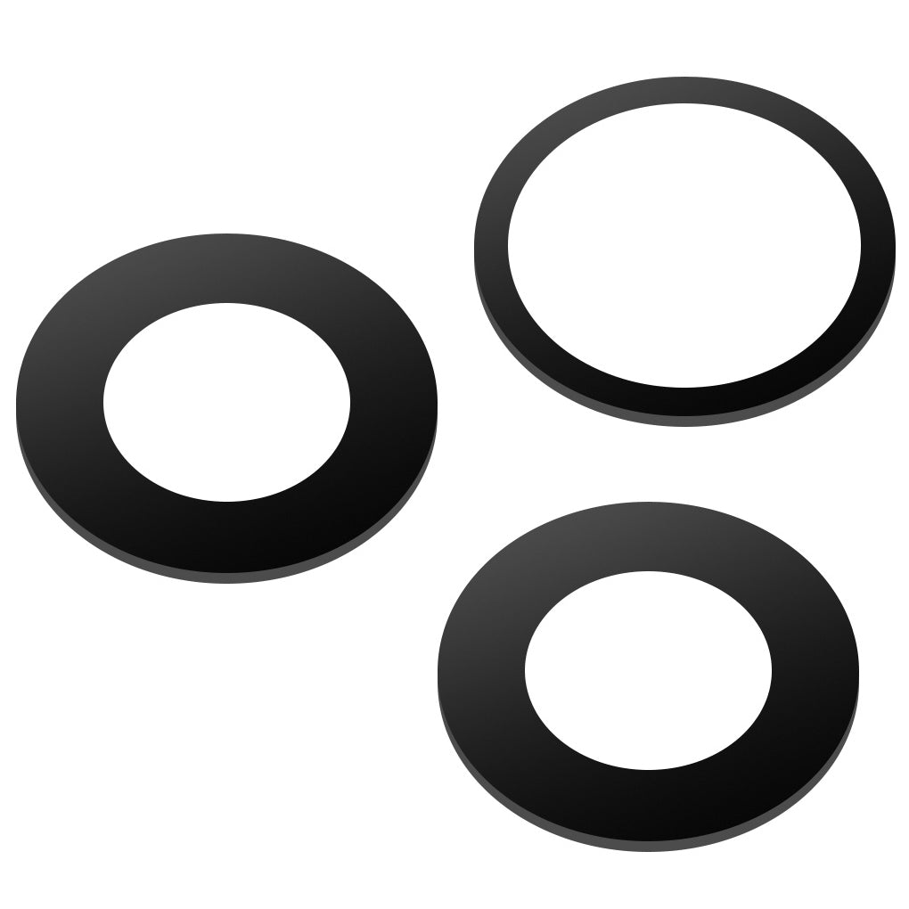 Vetro Fotocamera Posteriore Apple iPhone 11 Pro Max, Wide + UltraWide + Telephoto, Nero