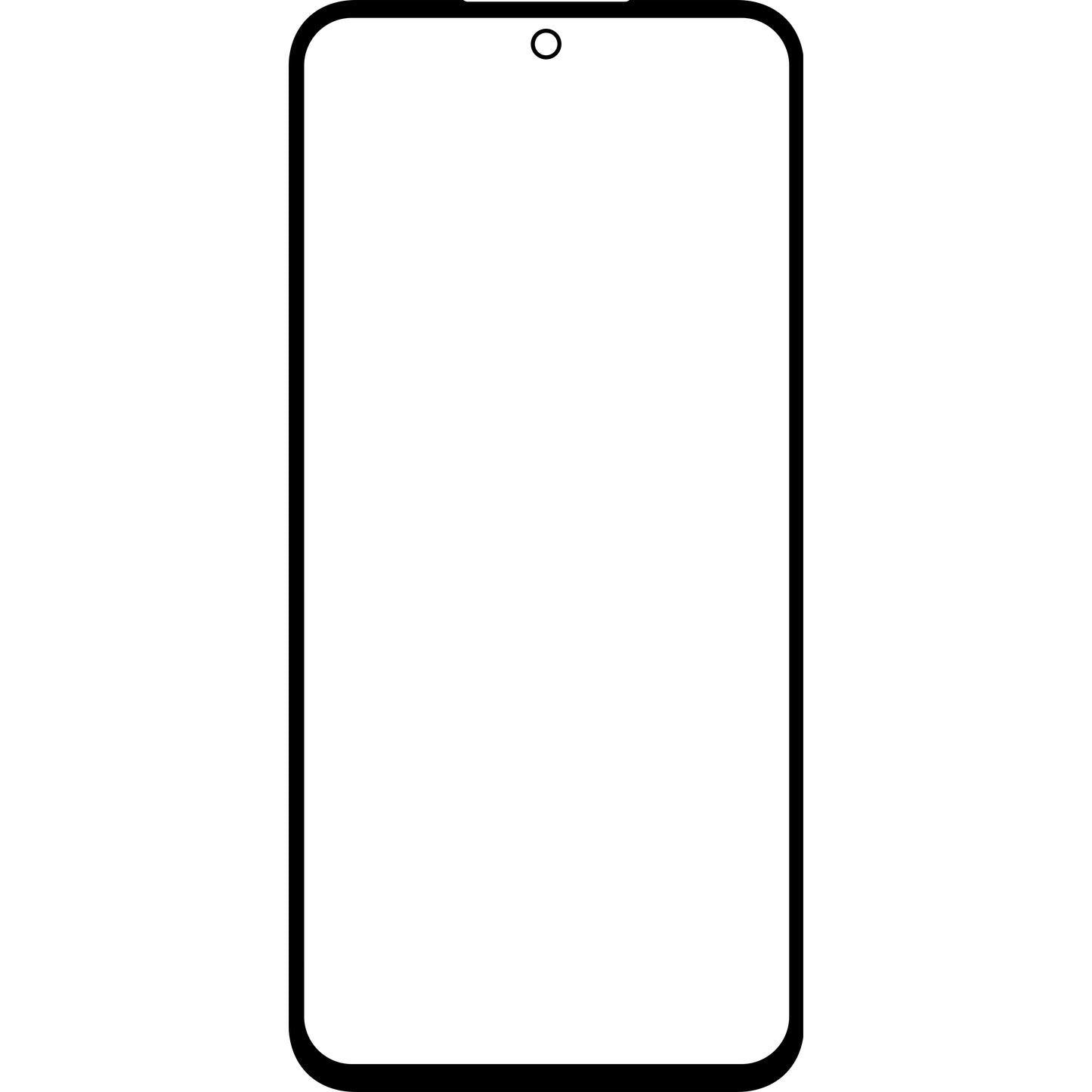 Vetro Schermo + OCA Forward Shield per Samsung Galaxy A55 5G A556, Nero