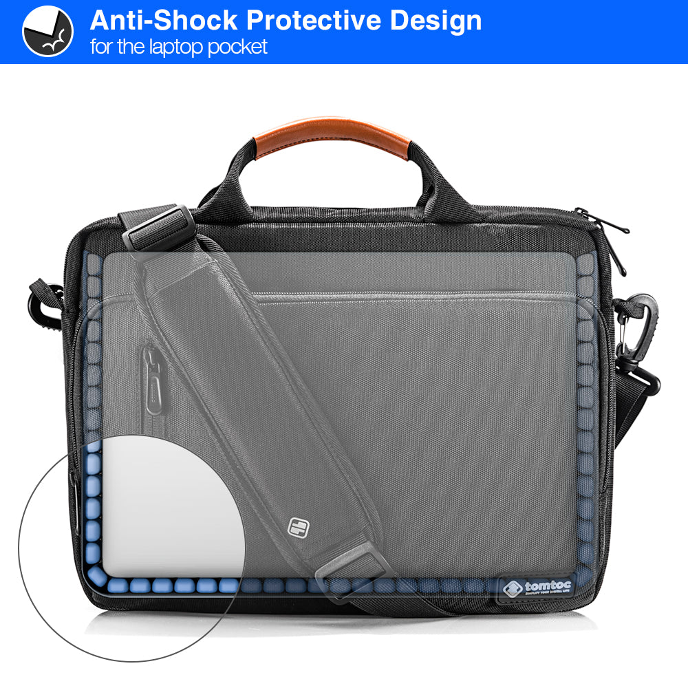 Borsa Tomtoc per Laptop 16 pollici, Nera