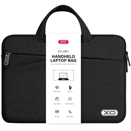 XO Design CB01 Borsa per laptop da 13 pollici, nera